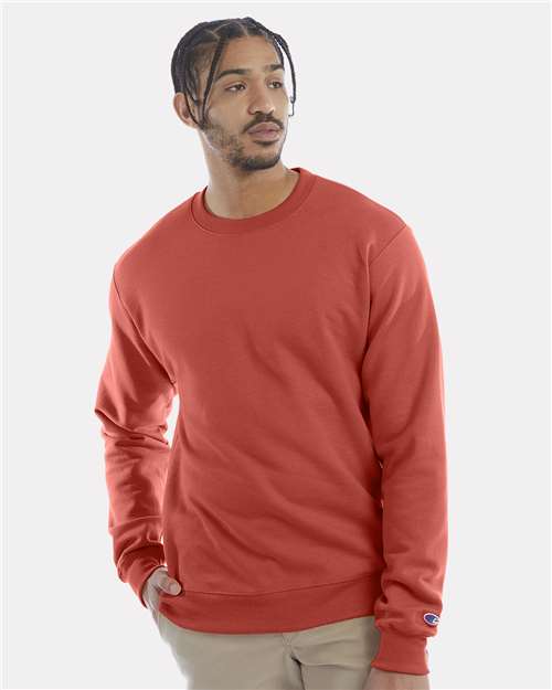 Champion Unisex Powerblend® Crewneck Sweatshirt S600 - Red River Clay
