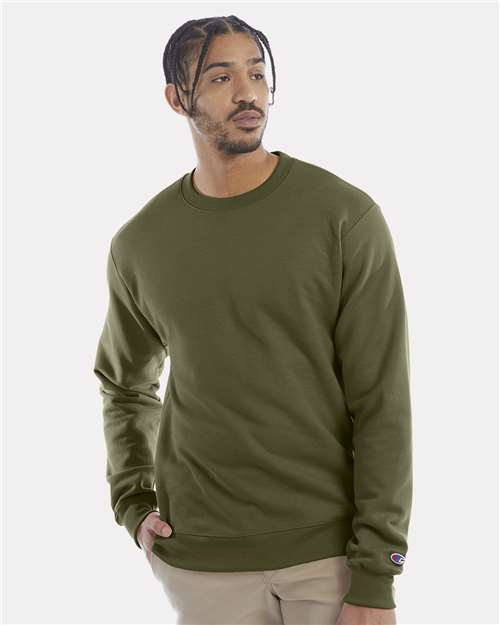 Champion Unisex Powerblend® Crewneck Sweatshirt S600 - Fresh Olive