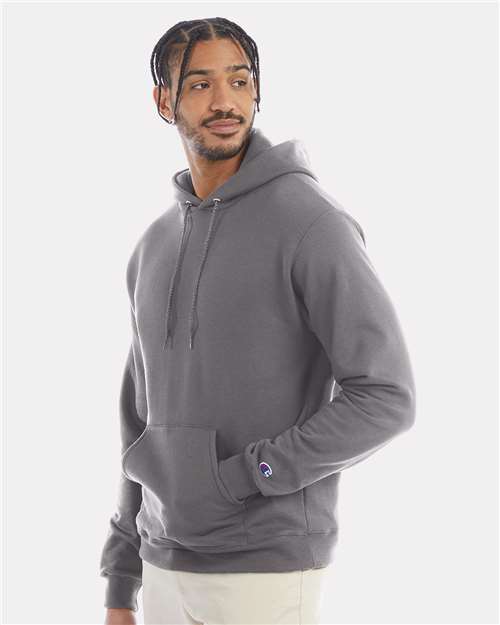 Champion Unisex Powerblend® Hooded Sweatshirt S700 - Stone Grey