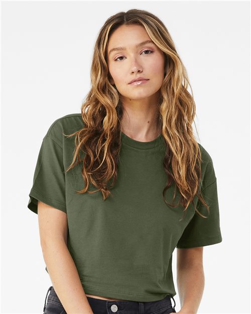 BELLA + CANVAS Women's Jersey Crop Tee 6482