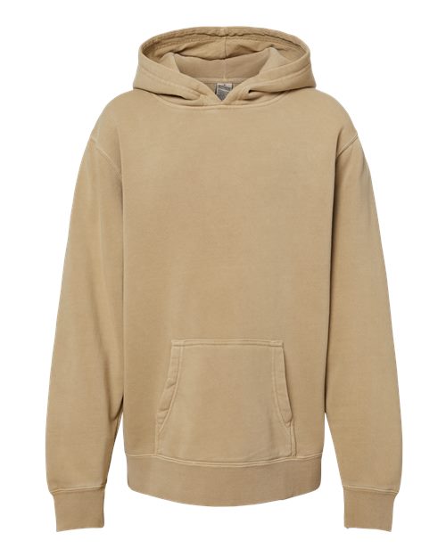 Independent Trading Co. Youth Midweight Pigment-Dyed Hooded Sweatshirt PRM1500Y