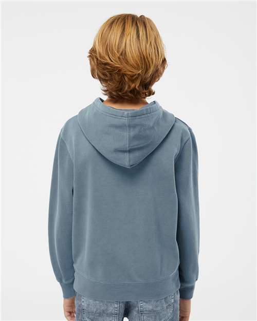 Independent Trading Co. Youth Midweight Pigment-Dyed Hooded Sweatshirt PRM1500Y