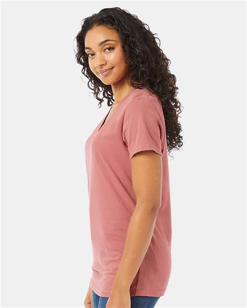 ComfortWash by Hanes Women's Garment-Dyed V-Neck T-Shirt GDH125