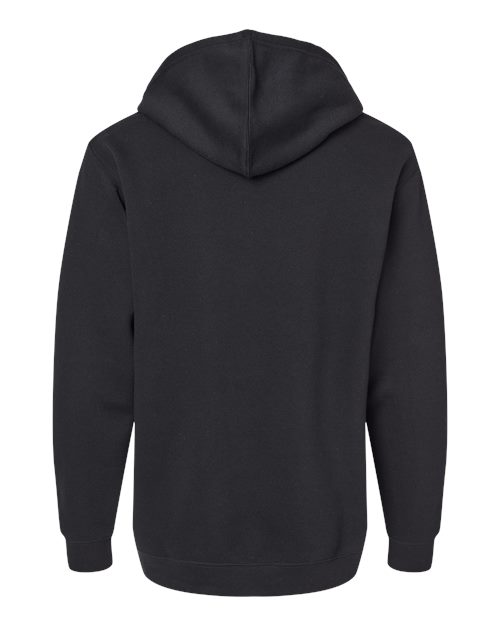LAT Unisex Elevated Fleece Hoodie Sweatshirt 6926 - Black