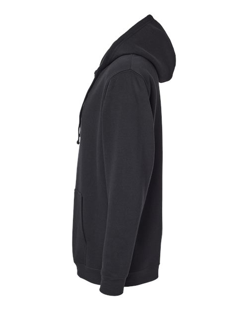 LAT Unisex Elevated Fleece Hoodie Sweatshirt 6926 - Black