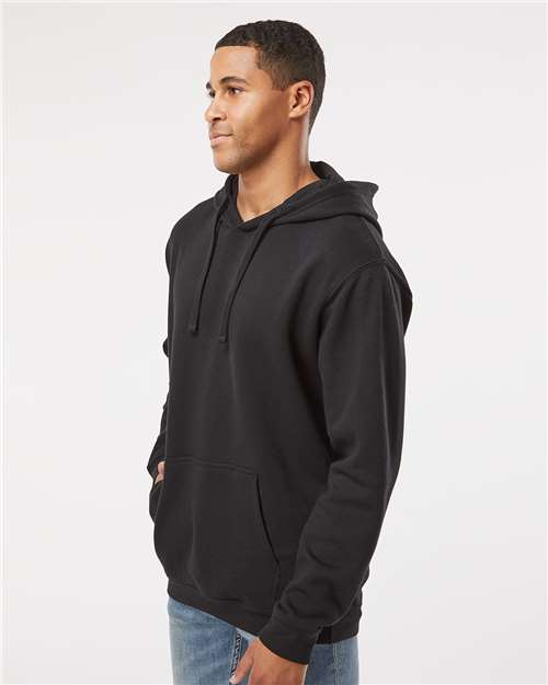 LAT Unisex Elevated Fleece Hoodie Sweatshirt 6926 - Black