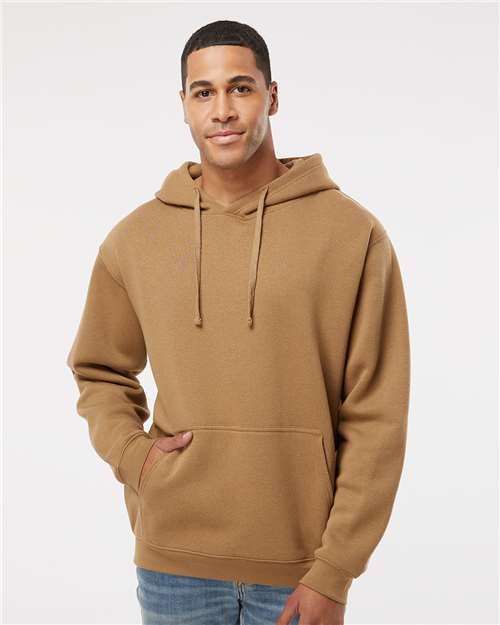 LAT Unisex Elevated Fleece Hoodie Sweatshirt 6926 - Coyote Brown