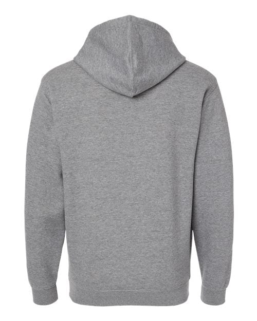 LAT Unisex Elevated Fleece Hoodie Sweatshirt 6926 - Granite Heather