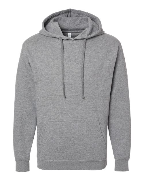 LAT Unisex Elevated Fleece Hoodie Sweatshirt 6926 - Granite Heather