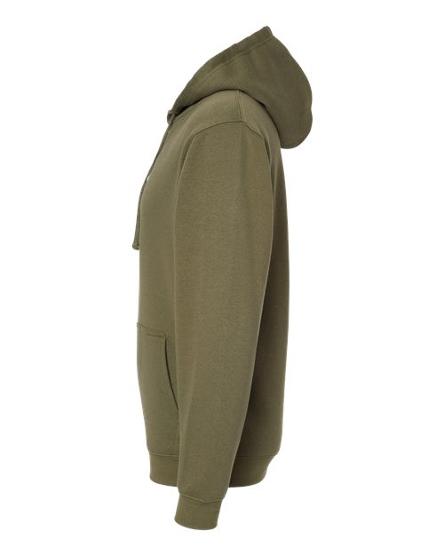 LAT Unisex Elevated Fleece Hoodie Sweatshirt 6926 - Military Green