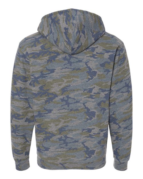 LAT Unisex Elevated Fleece Hoodie Sweatshirt 6926 - Vintage Camo