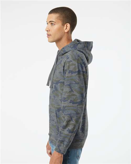 LAT Unisex Elevated Fleece Hoodie Sweatshirt 6926 - Vintage Camo