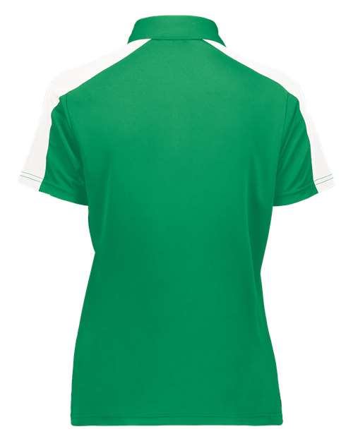 Augusta Sportswear Women's Two-Tone Vital Polo 5029 - Kelly/ White