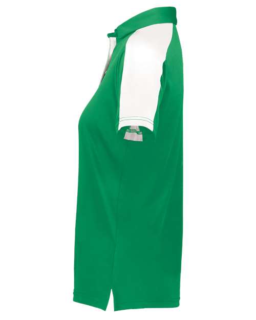 Augusta Sportswear Women's Two-Tone Vital Polo 5029 - Kelly/ White