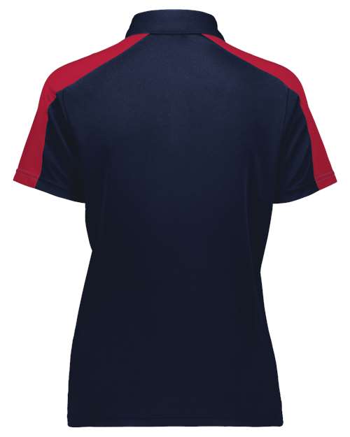 Augusta Sportswear Women's Two-Tone Vital Polo 5029 - Navy/ Scarlet