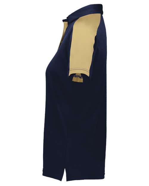 Augusta Sportswear Women's Two-Tone Vital Polo 5029 - Navy/ Vegas Gold