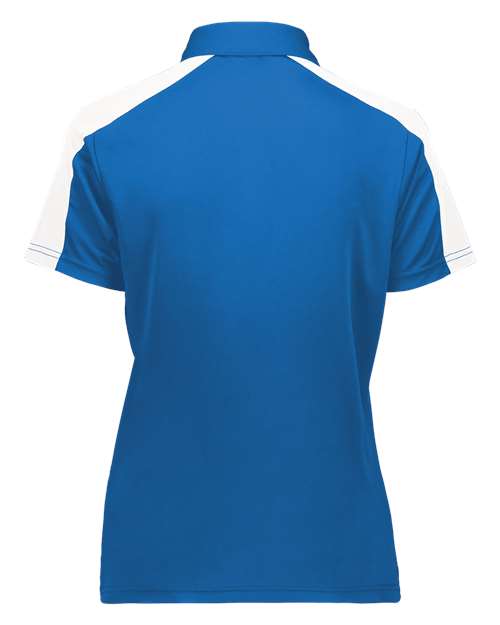 Augusta Sportswear Women's Two-Tone Vital Polo 5029 - Royal/ White