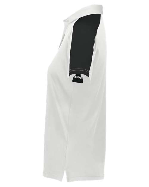 Augusta Sportswear Women's Two-Tone Vital Polo 5029 - White/ Black
