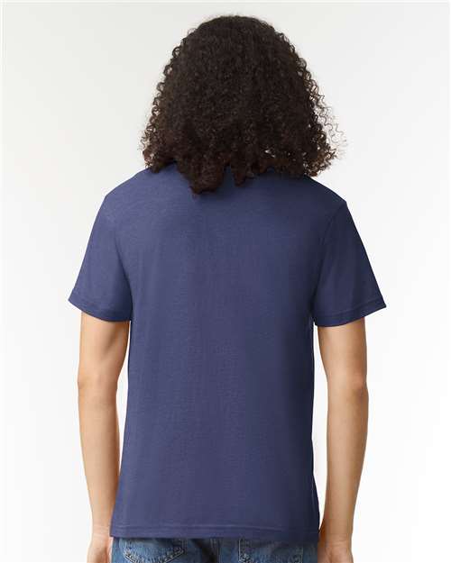 American Apparel Unisex CVC Tee 2001CVC - Heather Indigo