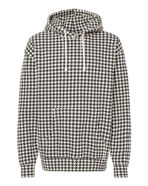 Independent Trading Co. Unisex Heavyweight Hooded Sweatshirt IND4000 - Houndstooth