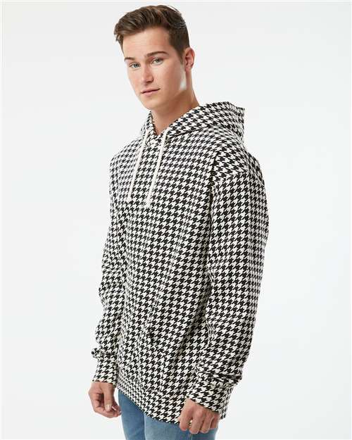 Independent Trading Co. Unisex Heavyweight Hooded Sweatshirt IND4000 - Houndstooth