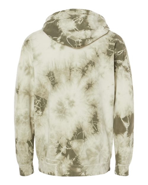 Independent Trading Co. Unisex Midweight Tie-Dyed Hooded Sweatshirt PRM4500TD