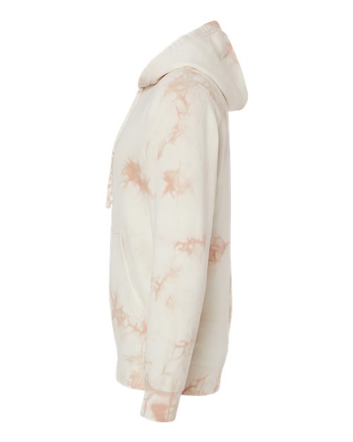Independent Trading Co. Unisex Midweight Tie-Dyed Hooded Sweatshirt PRM4500TD