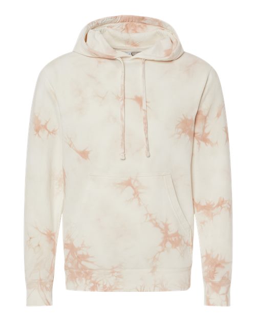 Independent Trading Co. Unisex Midweight Tie-Dyed Hooded Sweatshirt PRM4500TD