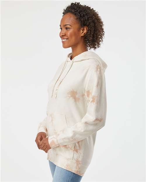Independent Trading Co. Unisex Midweight Tie-Dyed Hooded Sweatshirt PRM4500TD