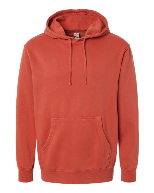 Independent Trading Co. Unisex Midweight Pigment-Dyed Hooded Sweatshirt PRM4500 - Pigment Amber