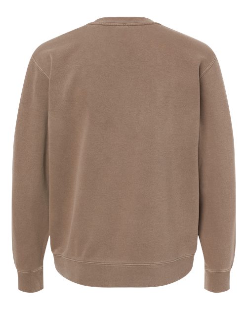 Independent Trading Co. Unisex Midweight Pigment-Dyed Crewneck Sweatshirt PRM3500 - Pigment Clay