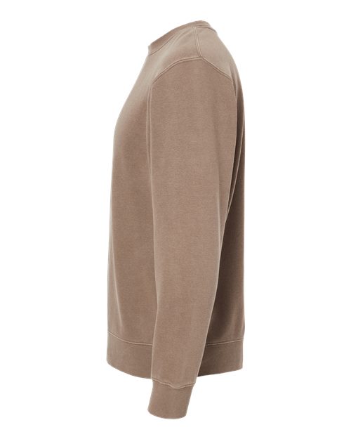 Independent Trading Co. Unisex Midweight Pigment-Dyed Crewneck Sweatshirt PRM3500 - Pigment Clay