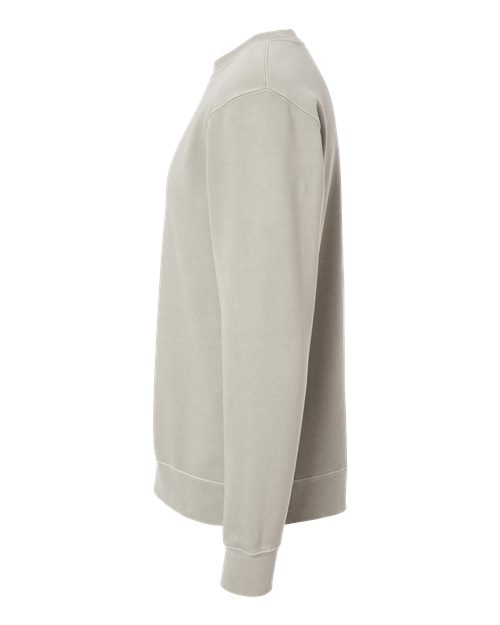 Independent Trading Co. Unisex Midweight Pigment-Dyed Crewneck Sweatshirt PRM3500 - Pigment Cement