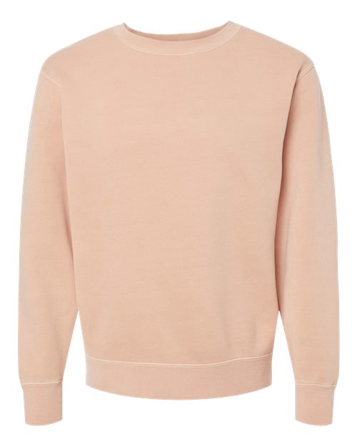 Independent Trading Co. Unisex Midweight Pigment-Dyed Crewneck Sweatshirt PRM3500 - Pigment Dusty Pink