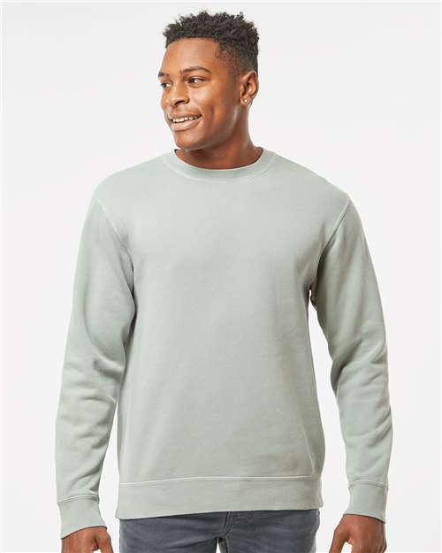Independent Trading Co. Unisex Midweight Pigment-Dyed Crewneck Sweatshirt PRM3500