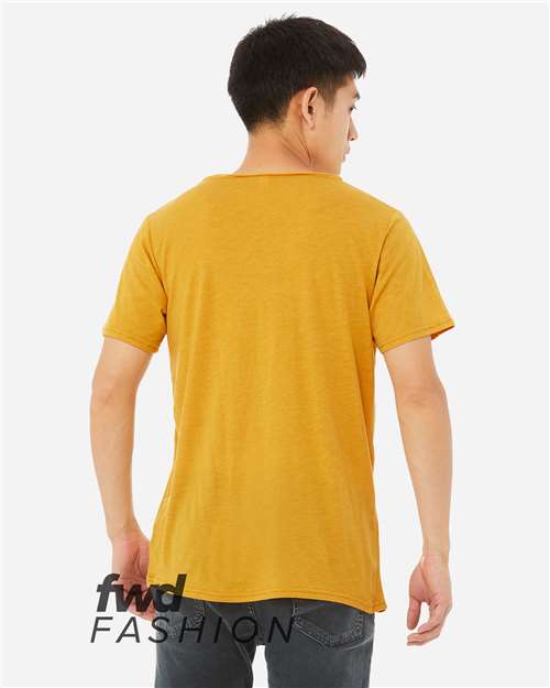 BELLA + CANVAS Unisex FWD Fashion Triblend Raw Neck Tee 3414