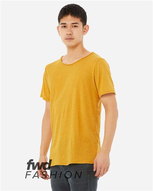 BELLA + CANVAS Unisex FWD Fashion Triblend Raw Neck Tee 3414