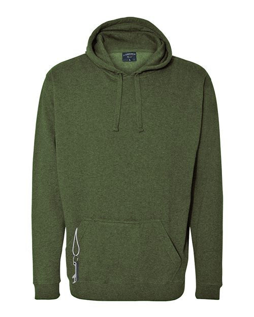 J. America Men's Tailgate Hooded Sweatshirt 8815
