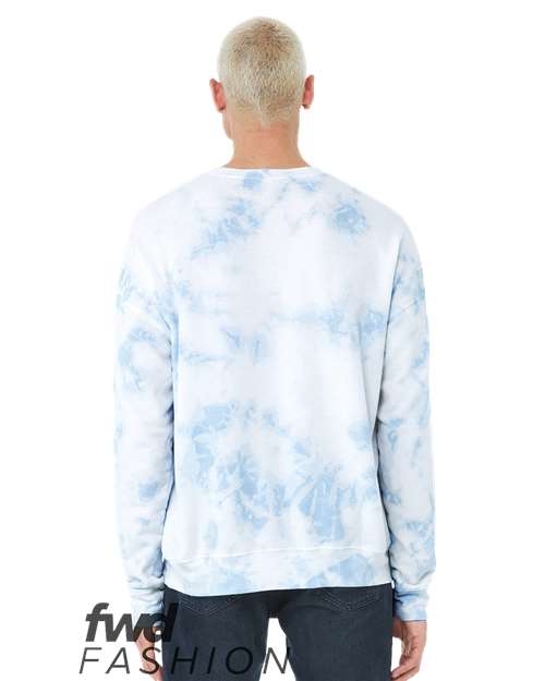BELLA + CANVAS Unisex FWD Fashion Tie-Dyed Crewneck Sweatshirt 3945RD